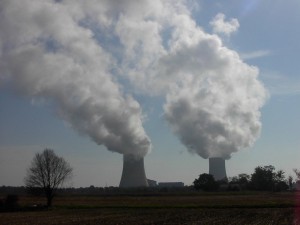 cheminées centrales nucléaires