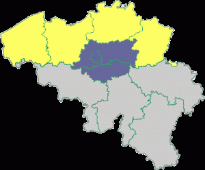 Carte Regions Belgique