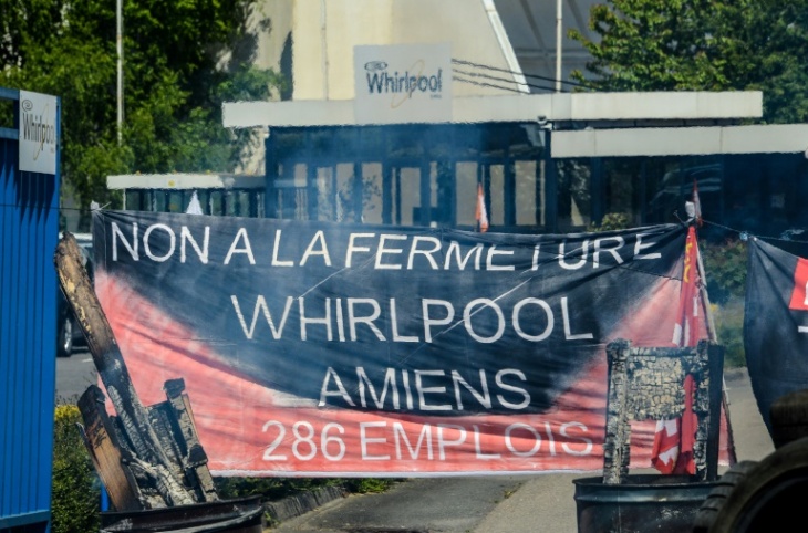 Whirlpool Amiens, Le Pen-1 Macron-0